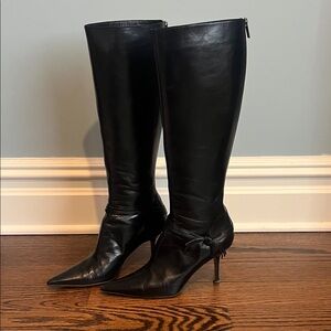 Jimmy Choo Black Heeled Boots
